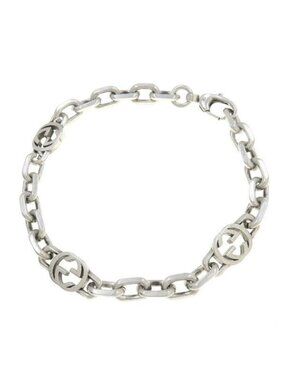 Gucci Interlocking Bracelet Silver